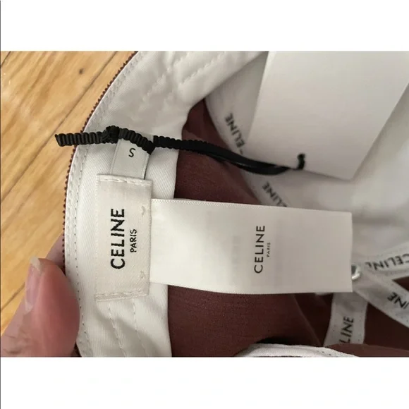 Celine triomphe baseball cap in corduroy-S - Picture 3 of 5